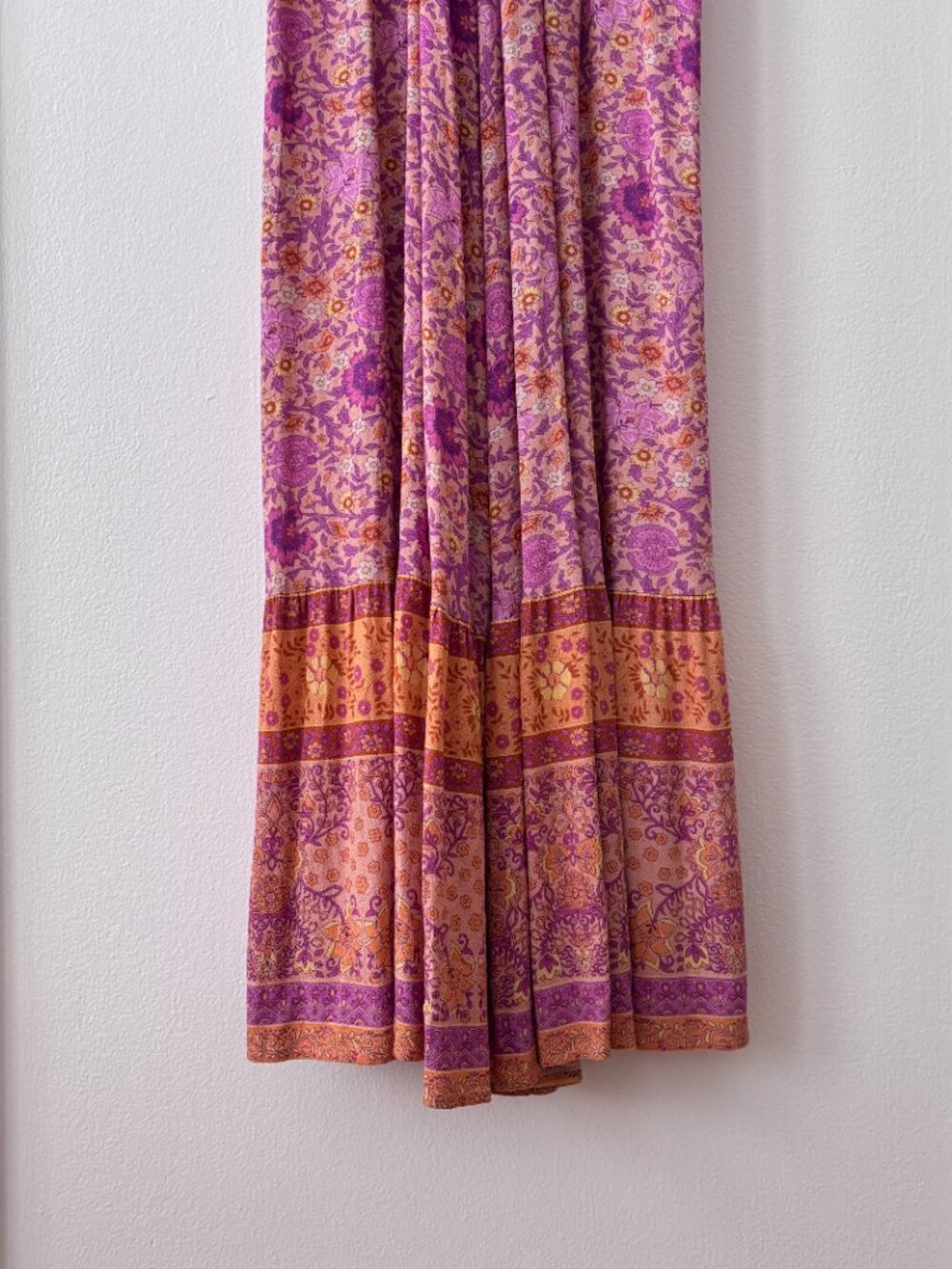 SPELL Village Strappy Maxi Dress in Sunrise - Picture 6 of 8